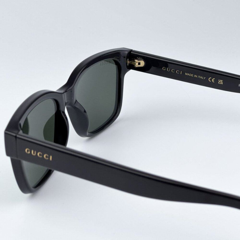 Gucci GG1716S 003 BRAND NEW Sunglasses Grey Square Unisex - Picture 7 of 9